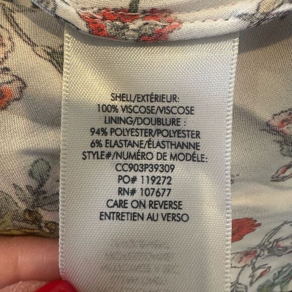 Alice + Olivia Maura Tiered Handkerchief Hem Midi Skirt size 8 - Picture 10 of 13